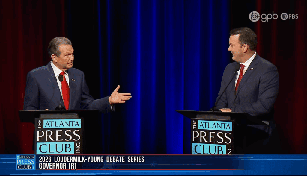 GOP Gubernatorial Candidates Clash Over Campaign Spending in Atlanta Debate
