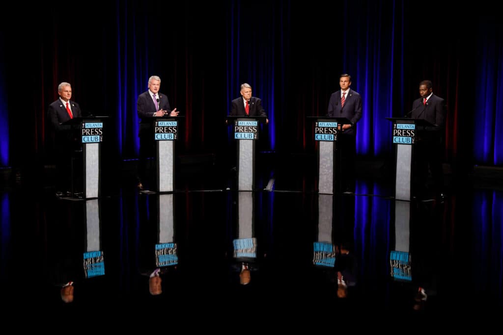 Republican Senate Candidates Face Off in Atlanta Debate as Early Voting Begins