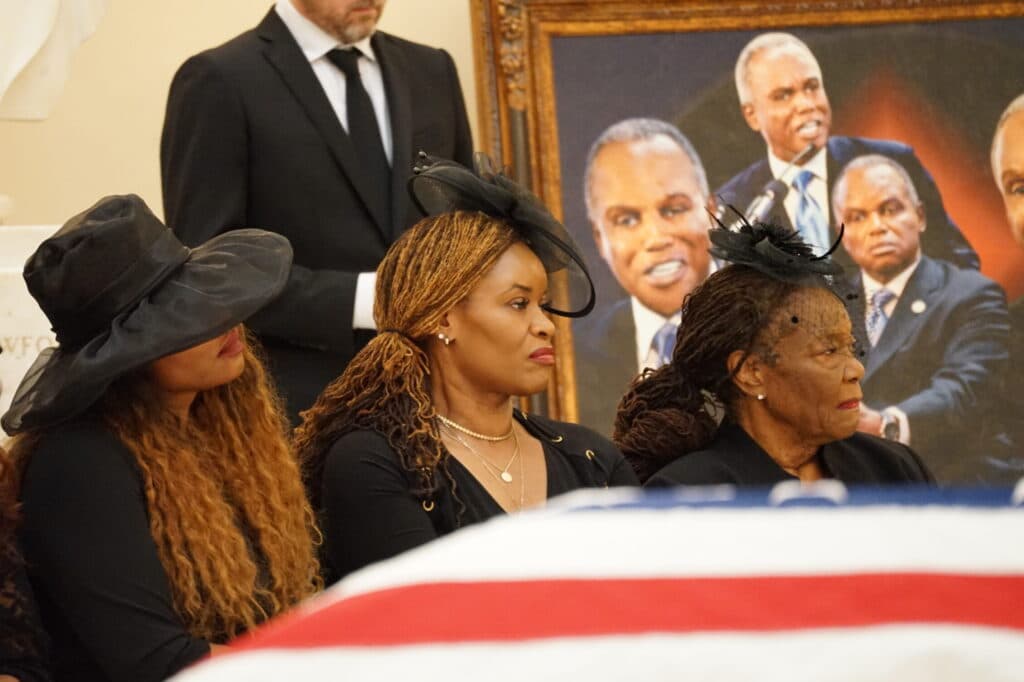 Late Congressman David Scott Honored at Memorial Service in State Capitol