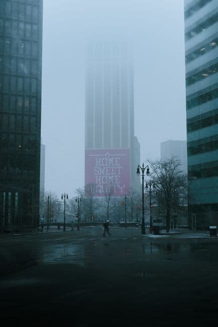 Heavy Rain, Thunder Hit Detroit Area During Monday Morning Commute